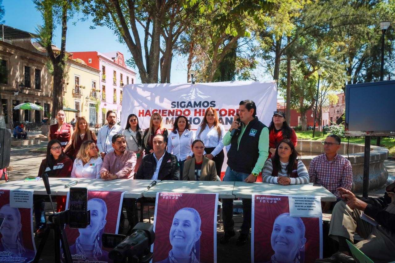 Partido Verde Michoacán listo para recibir a Claudia Sheinbaum en