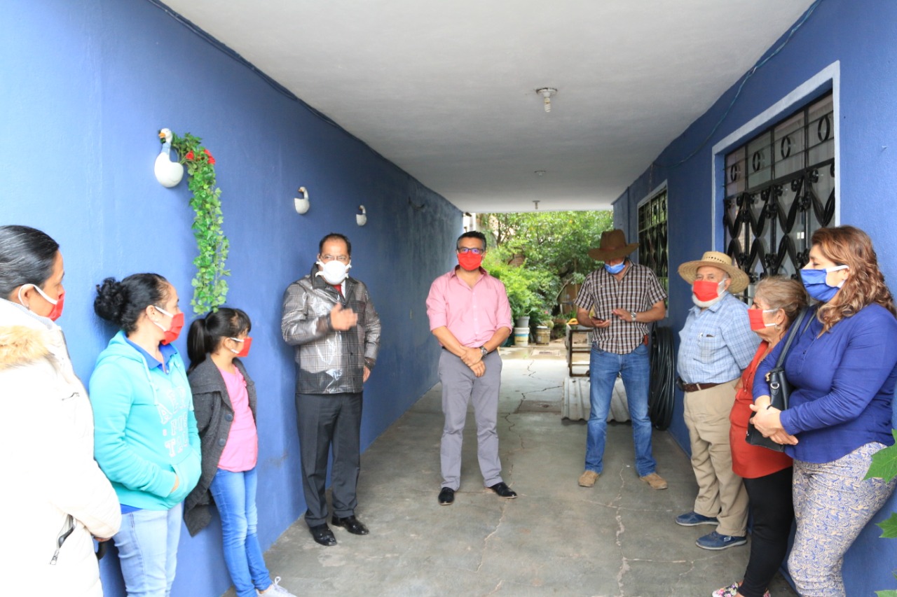 José Luis Téllez se reunió con vecinos de la Calle Providencia de la Colonia Fábrica la Virgen
