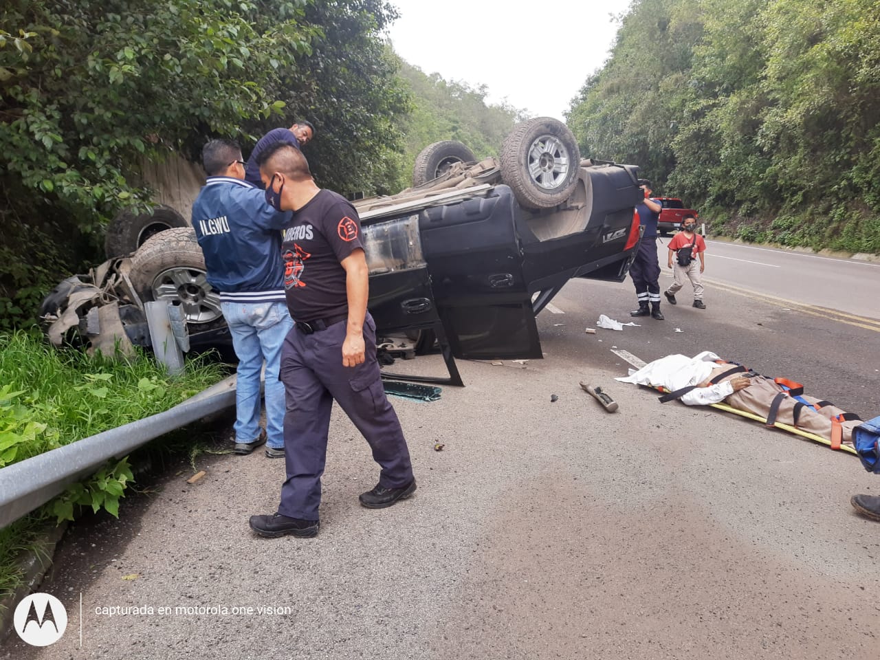 Muere una persona en accidente automovilístico en la autopista Lengua de Vaca