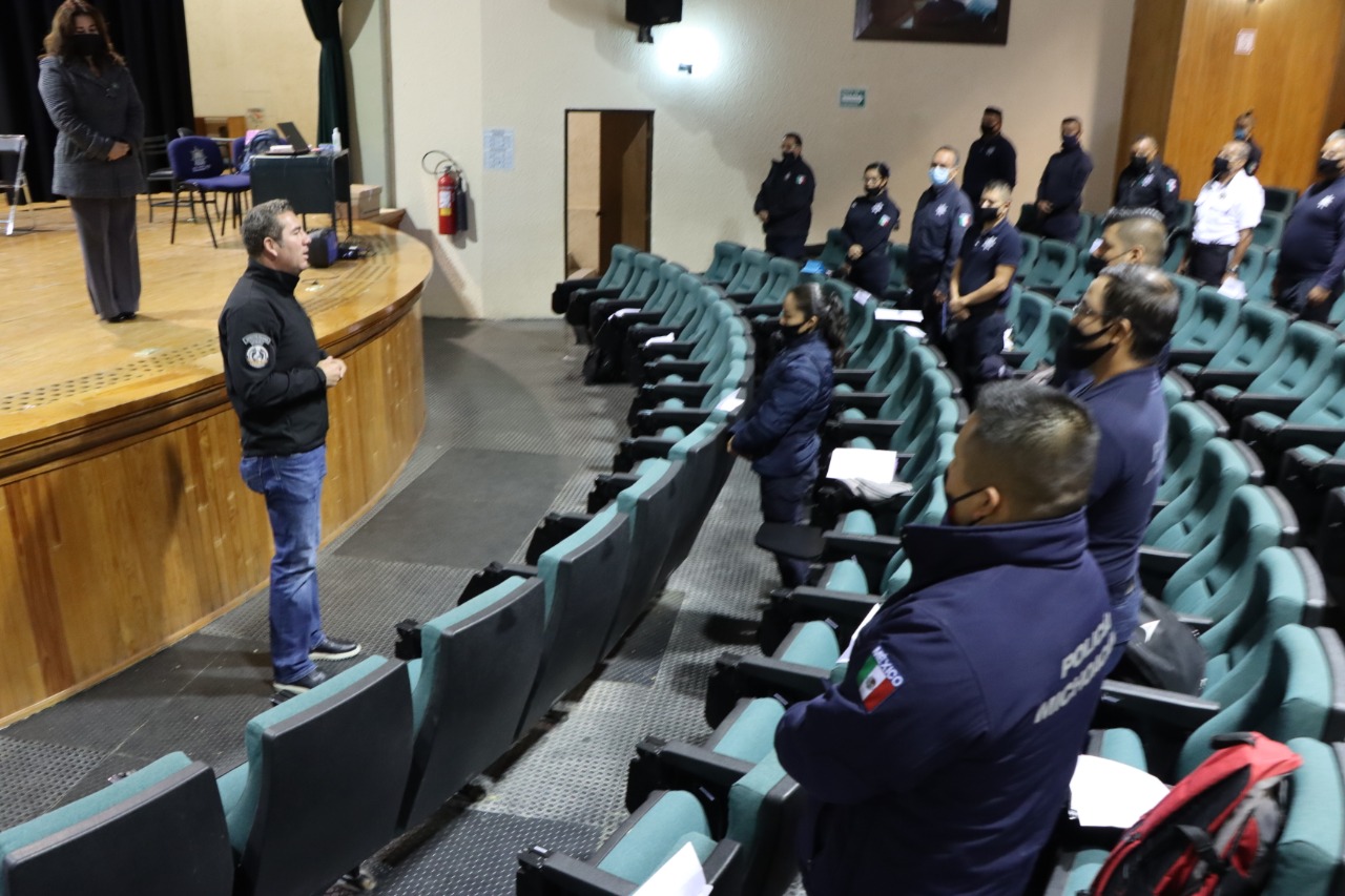 Inicia curso de Justicia Cívica para Policía Michoacán