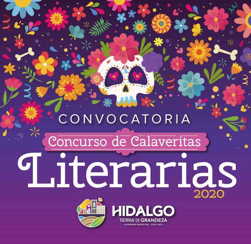 H. Ayuntamiento de Hidalgo, Michoacán convoca a participar en el Concurso de Calaveritas Literarias 2020