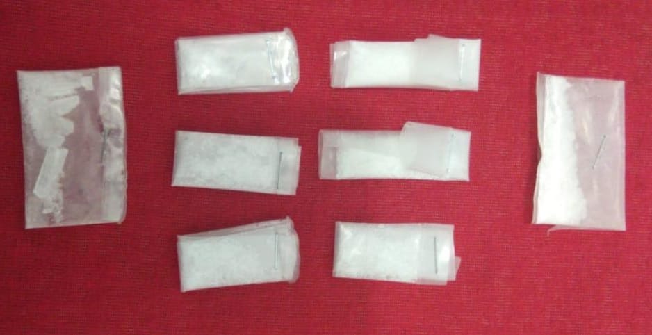 Asegura SSP a uno en posesión de envoltorios con sustancia al parecer metanfetamina