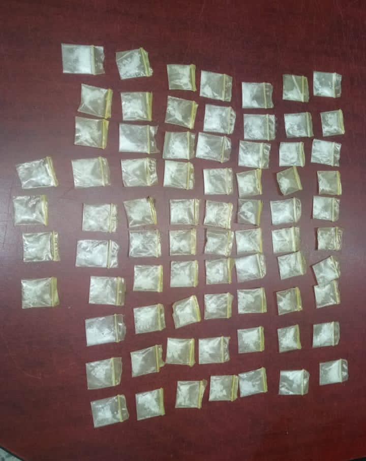 Detiene SSP a uno en posesión de 74 dosis de metanfetamina, en Tarímbaro