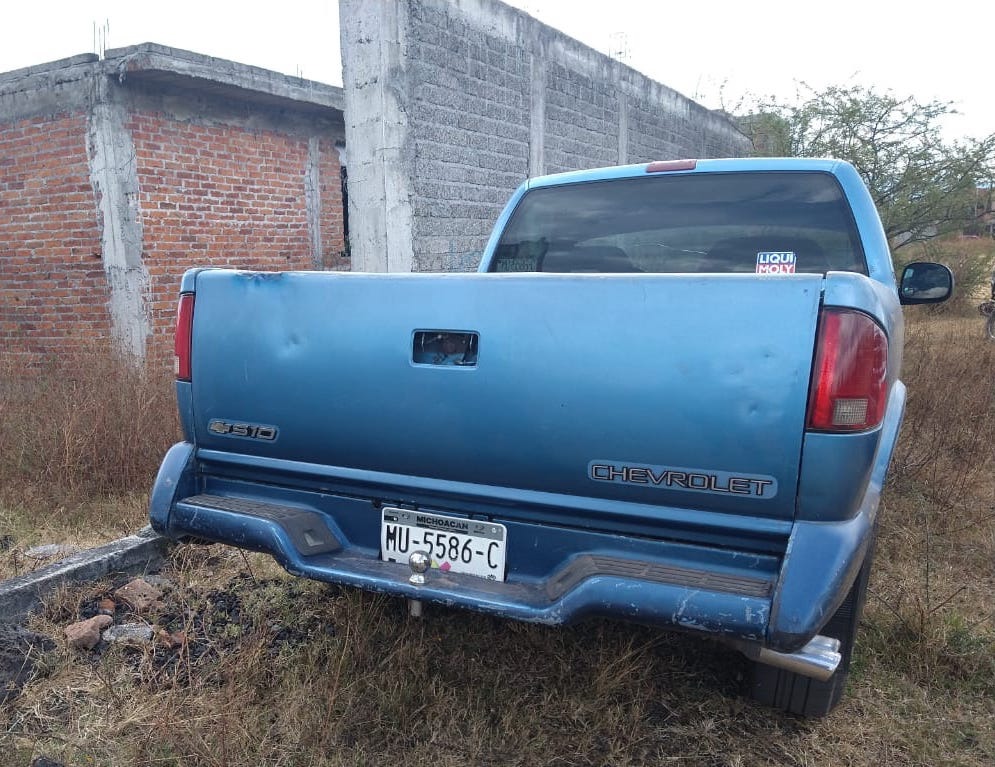 Recupera SSP camioneta con reporte de robo, en Morelia