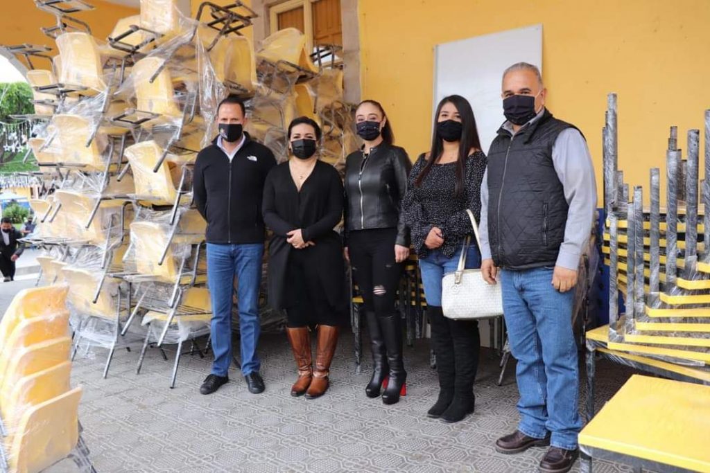 En Angamacutiro, Miriam Tinoco suma esfuerzos con alcaldesa Maribel