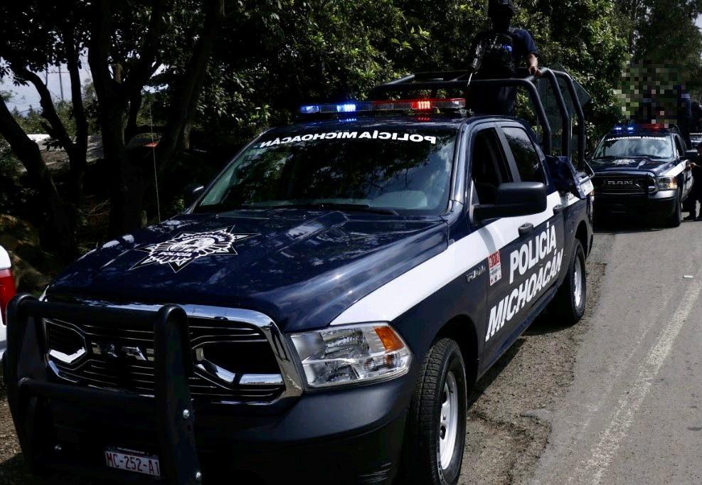 Asegura SSP a tres por el delito de lesiones, en Jungapeo