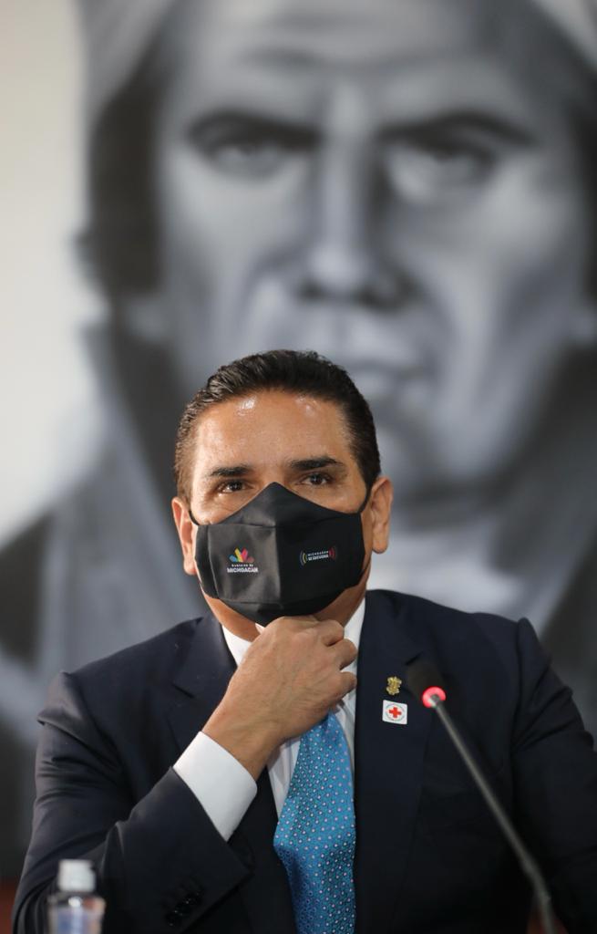 Michoacán, listo para apoyar en el proceso de vacunación contra COVID-19: Gobernador