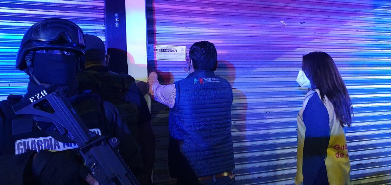 Suspendidos 7 establecimientos en Morelia por no respetar horario
