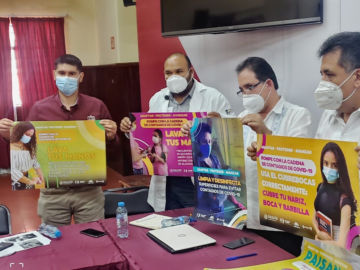Fortalece SSM acciones informativas sobre COVID-19