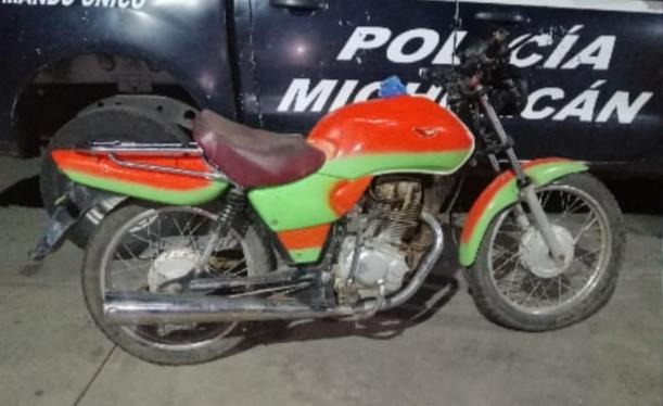 Asegura SSP a uno en posesión de motocicleta con alteraciones en sus medios de identificación