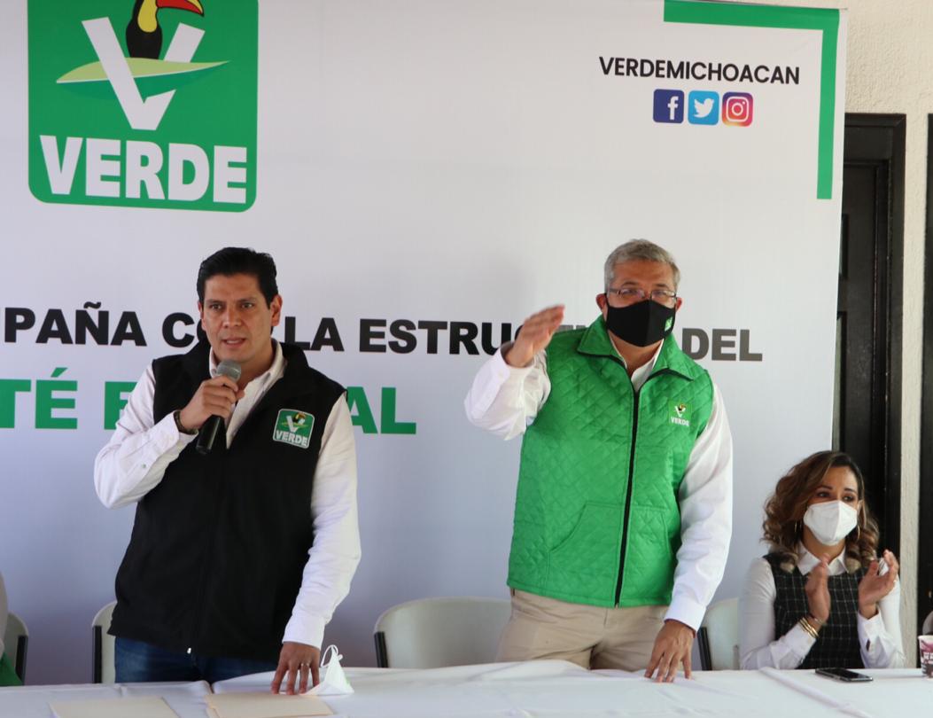 En el Partido Verde, Juan Antonio Magaña de la Mora es el único precandidato a la gubernatura: Ernesto Núñez
