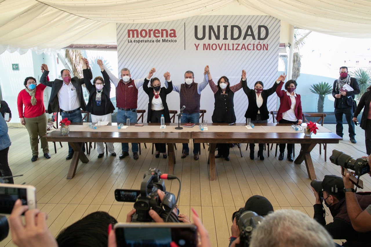 Unidad total, resultado de reunión en torno al proyecto de Raúl Morón por la gubernatura.
