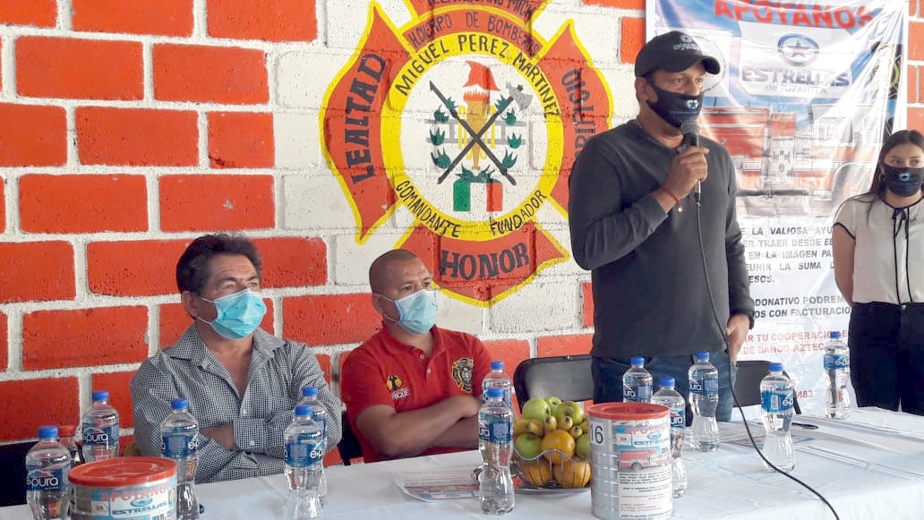 Convocan a diferentes sectores de la población sumarse a colecta para traslado de camión de bomberos que está en Washington