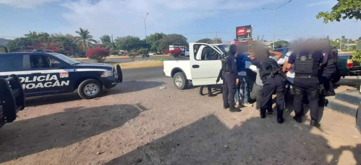 A través de videovigilancia del  C5i, se logró la detención de cuatro personas en posesión de drogas