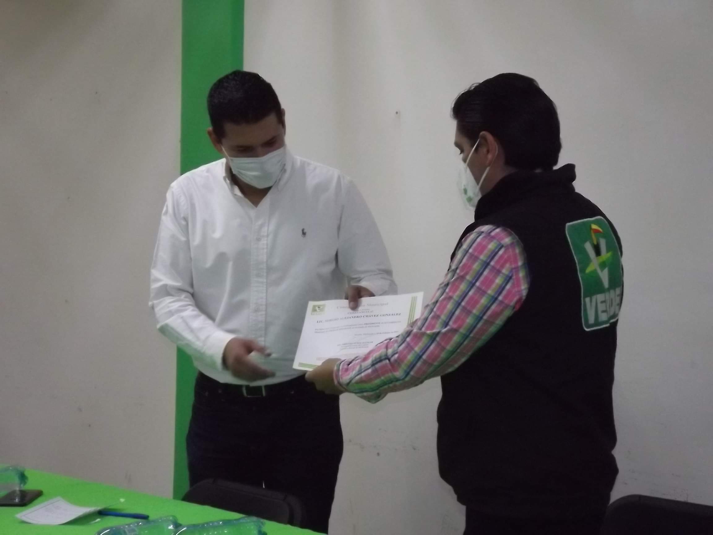 Sergio “Checo” Chávez es nombrado Coordinador del PVEM en el municipio de Hidalgo