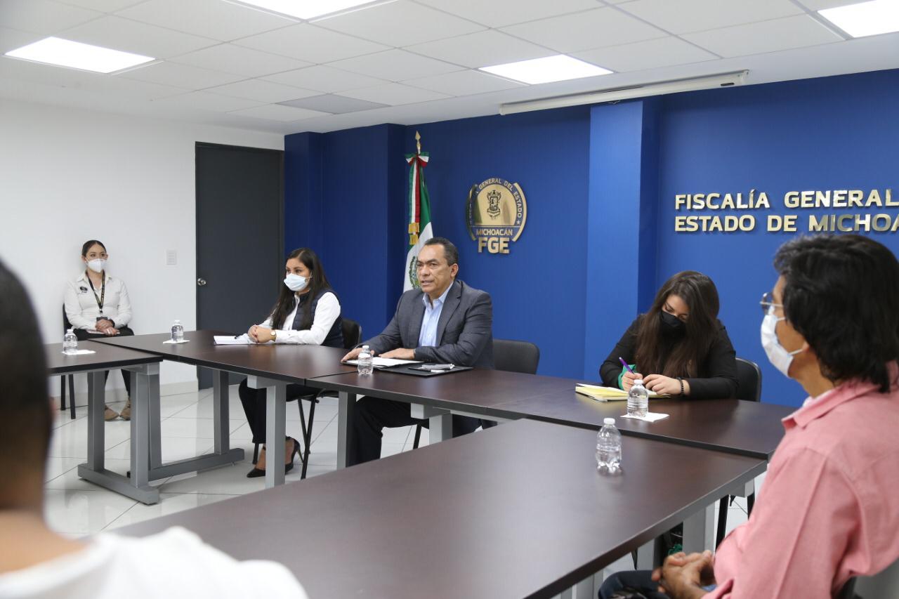 Establece Fiscal General una agenda de trabajo con colectivas defensoras de derechos humanos de las mujeres
