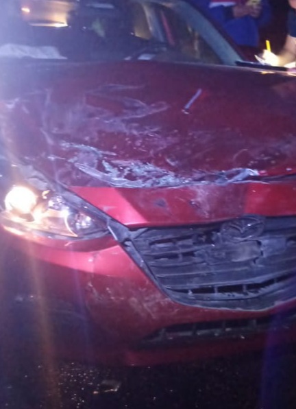 Se registra fuerte accidente automovilístico en la carretera Irimbo – Cd.Hidalgo