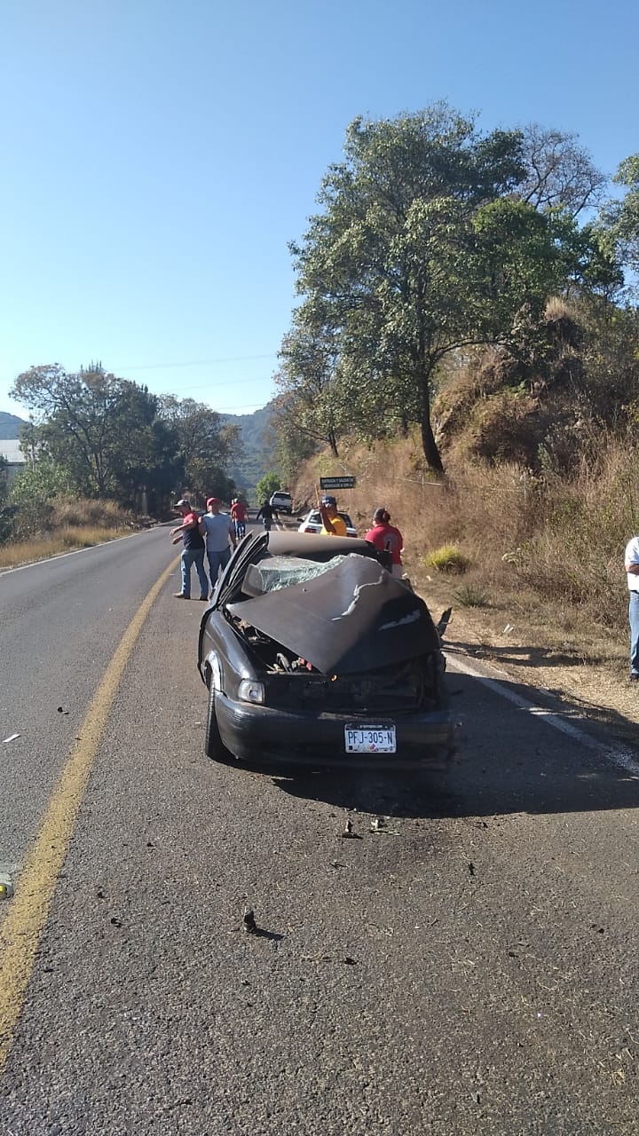 Conductor de auto compacto murió al ser impactado al parecer por un camión de carga