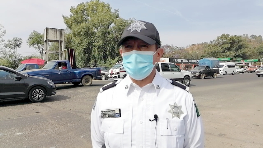Instalará Secretaria de Seguridad Publica en Zitácuaro filtros sanitarios en Semana Santa
