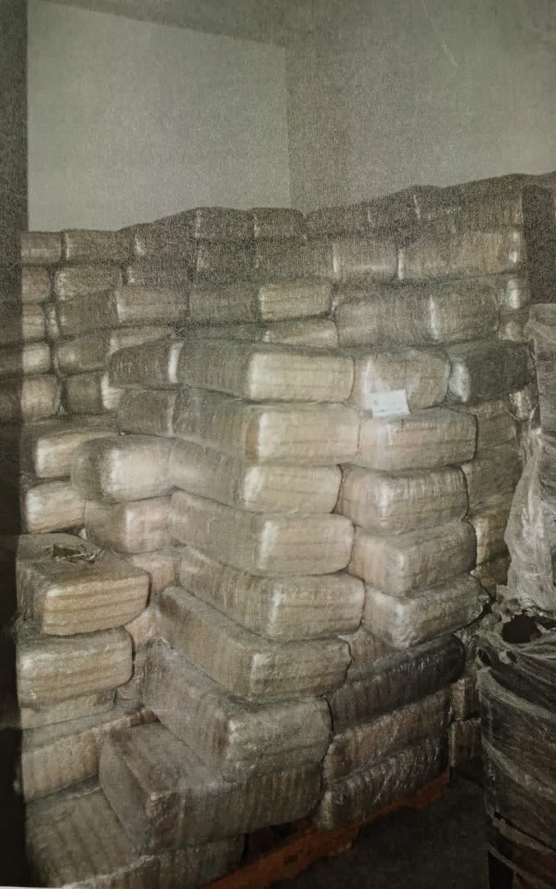 POR TRANSPORTE DE CERCA DE DOS Y MEDIA TONELADAS DE MARIHUANA, LA FGR OBTIENE VINCULACIÓN A PROCESO