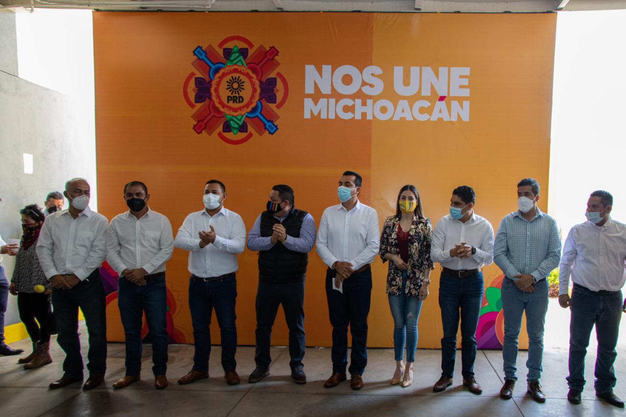 PRD Michoacán en movimiento para el registro de planillas municipales