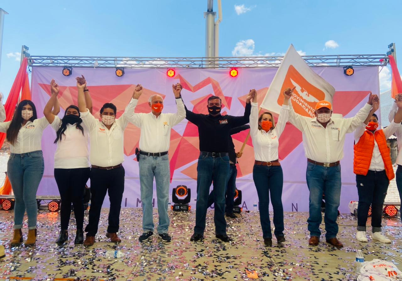 El cierre de Movimiento Ciudadano demostró ser una gran fiesta naranja: Bladimir Ponce