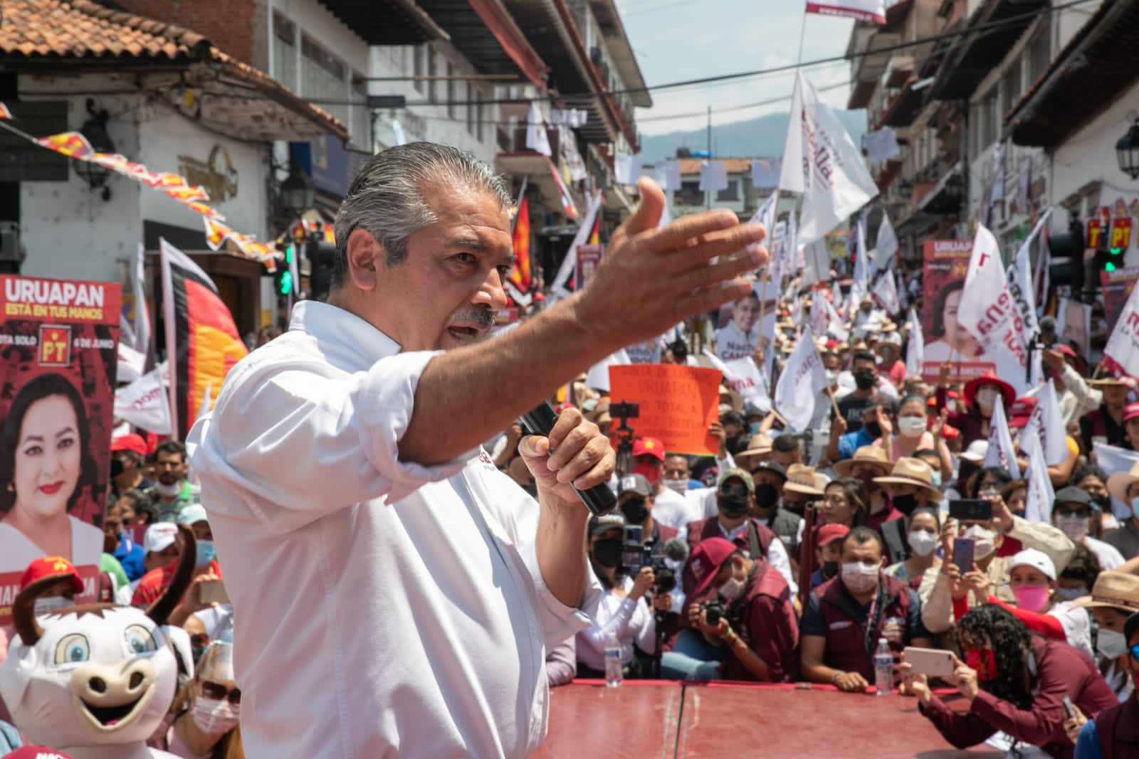 Con su voto a Morena, el pueblo le pondrá un alto a la corrupción en Michoacán: Raúl Morón