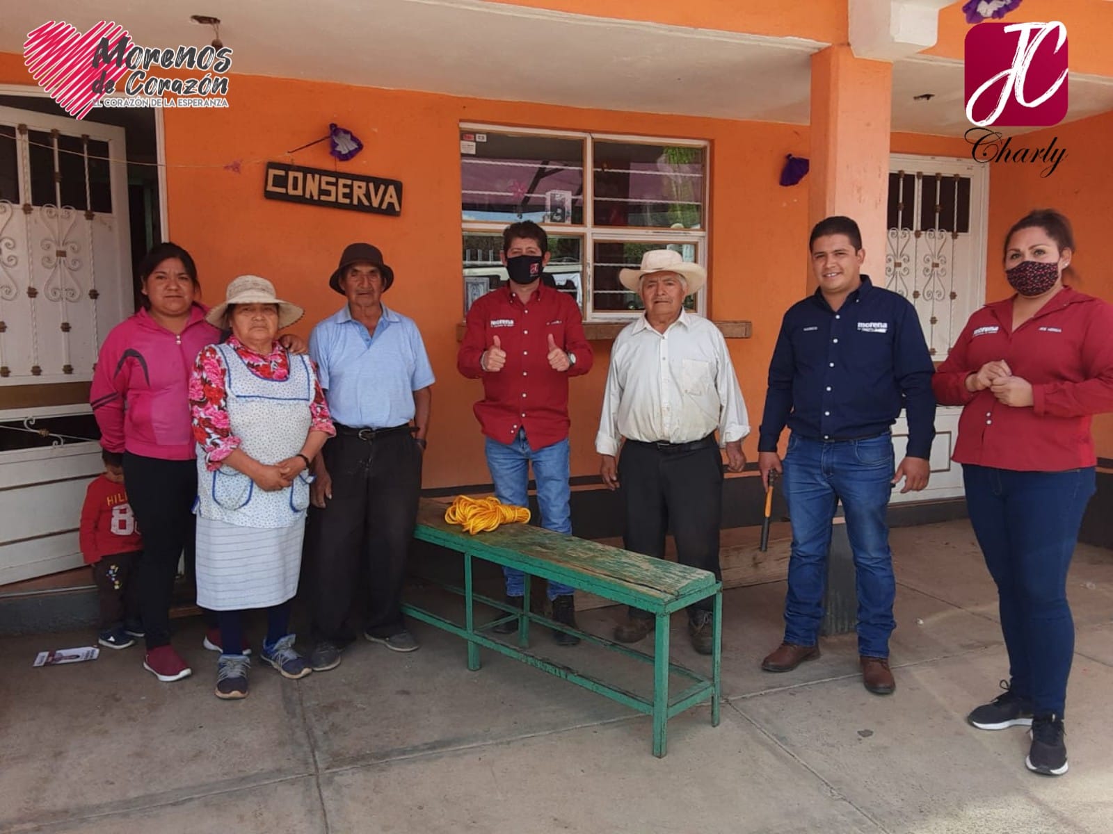 Morenos de Corazón Oriente se pone los tenis y busca el apoyo para Ramírez Bedolla: J.C. Charly