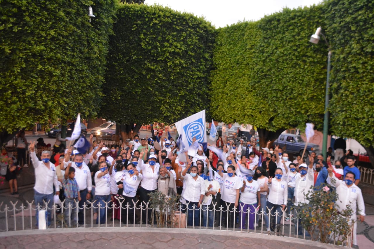 SAN PEDRO REFRENDA SU APOYO AL GRAN PROYECTO DE ACCIÓN NACIONAL: IDALÍ ACUÑA