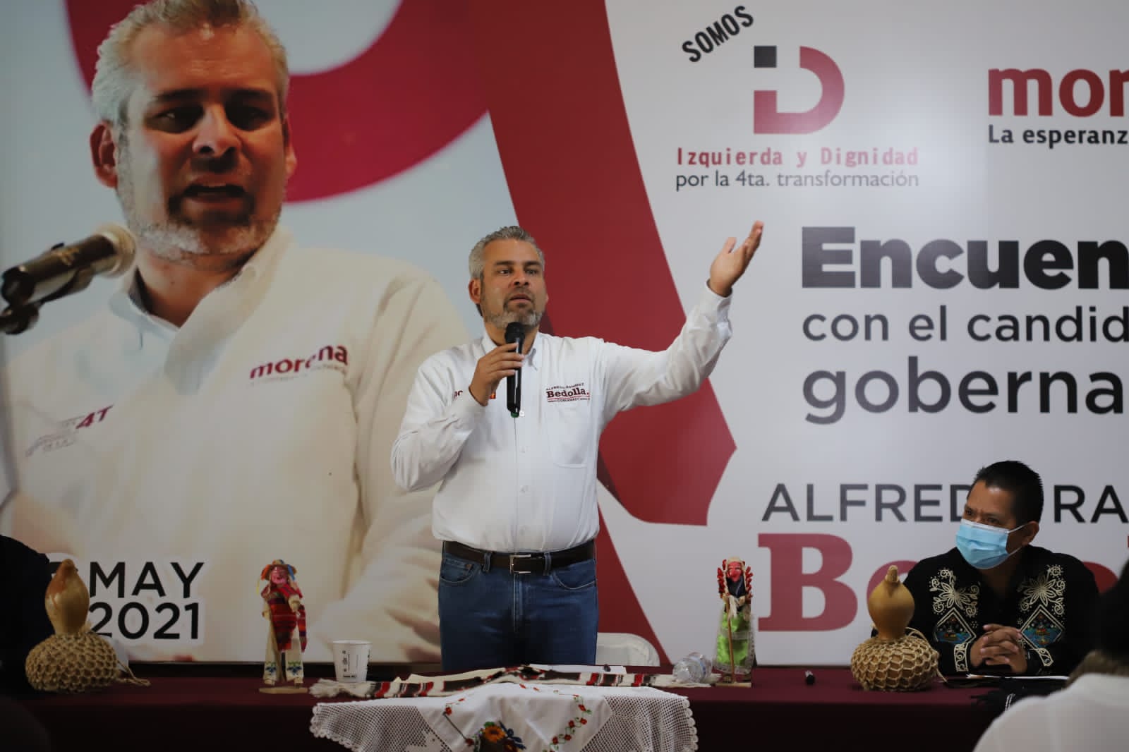 Nuestra ruta es la de la honestidad y el cambio verdadero para Michoacán: Bedolla