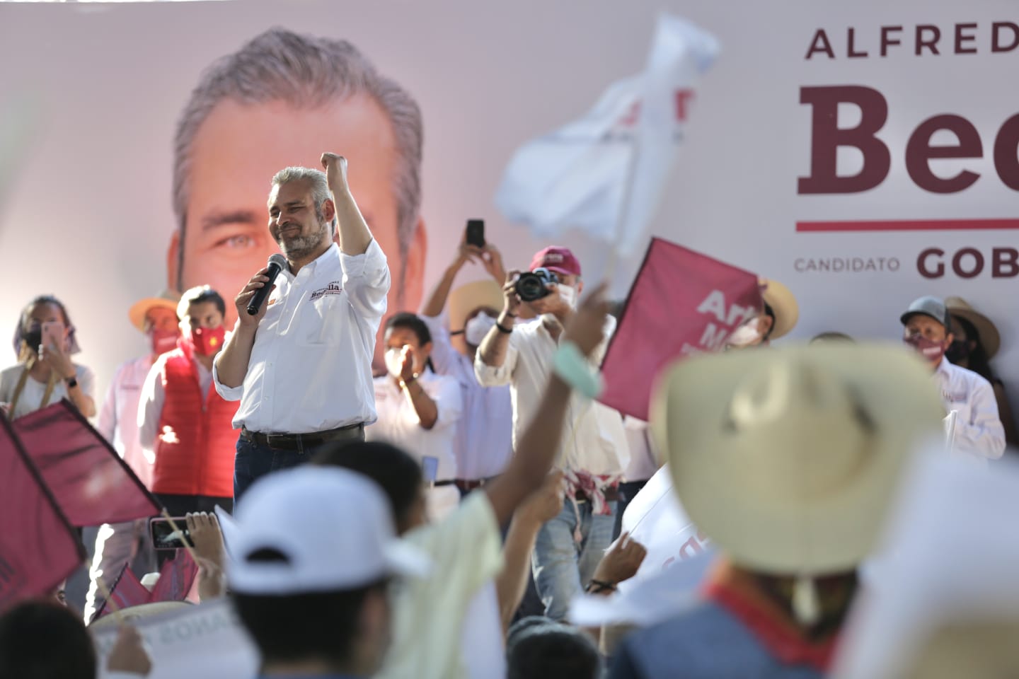 Bedolla: en Michoacán elegiremos entre la continuidad de Silvano o la esperanza de cambio.