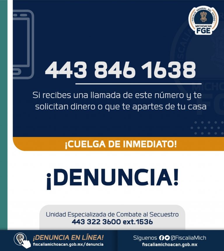 Localizan ileso a comerciante víctima de extorsión virtual, en Morelia