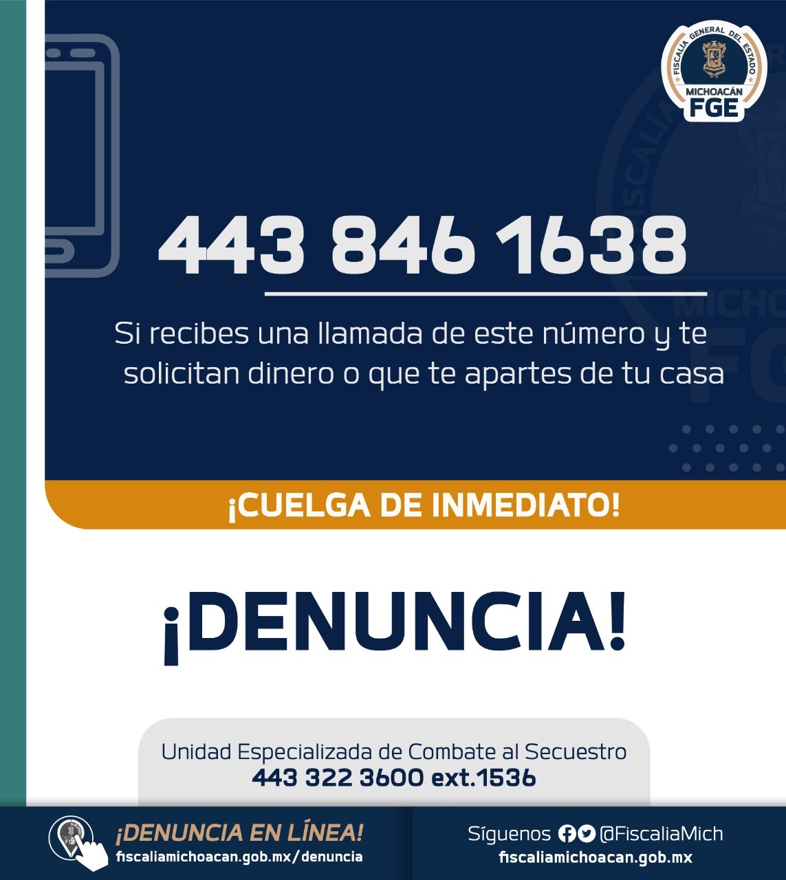 Localizan ileso a comerciante víctima de extorsión virtual, en Morelia