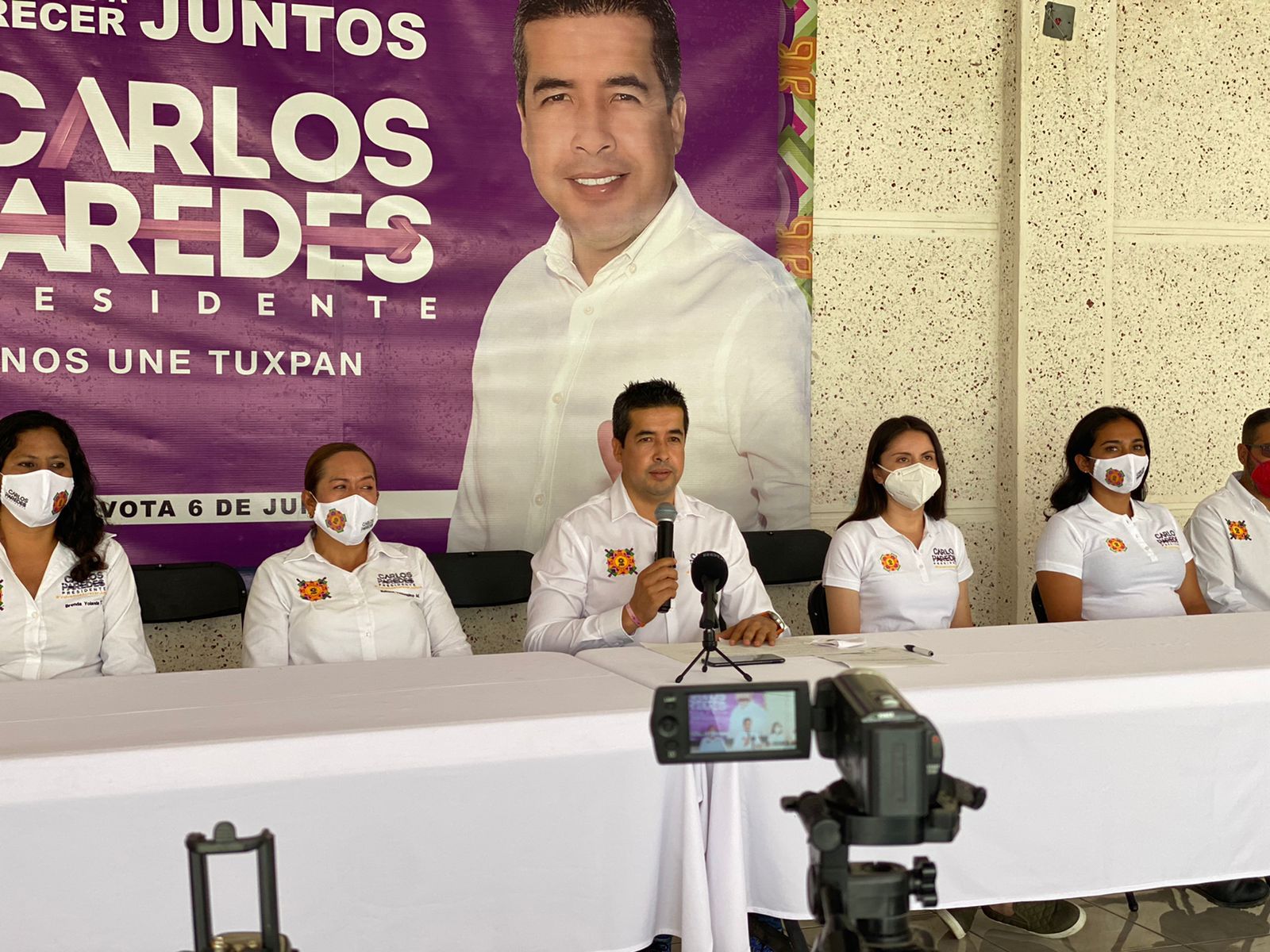Carlos Paredes refrenda sus compromisos con los ciudadanos