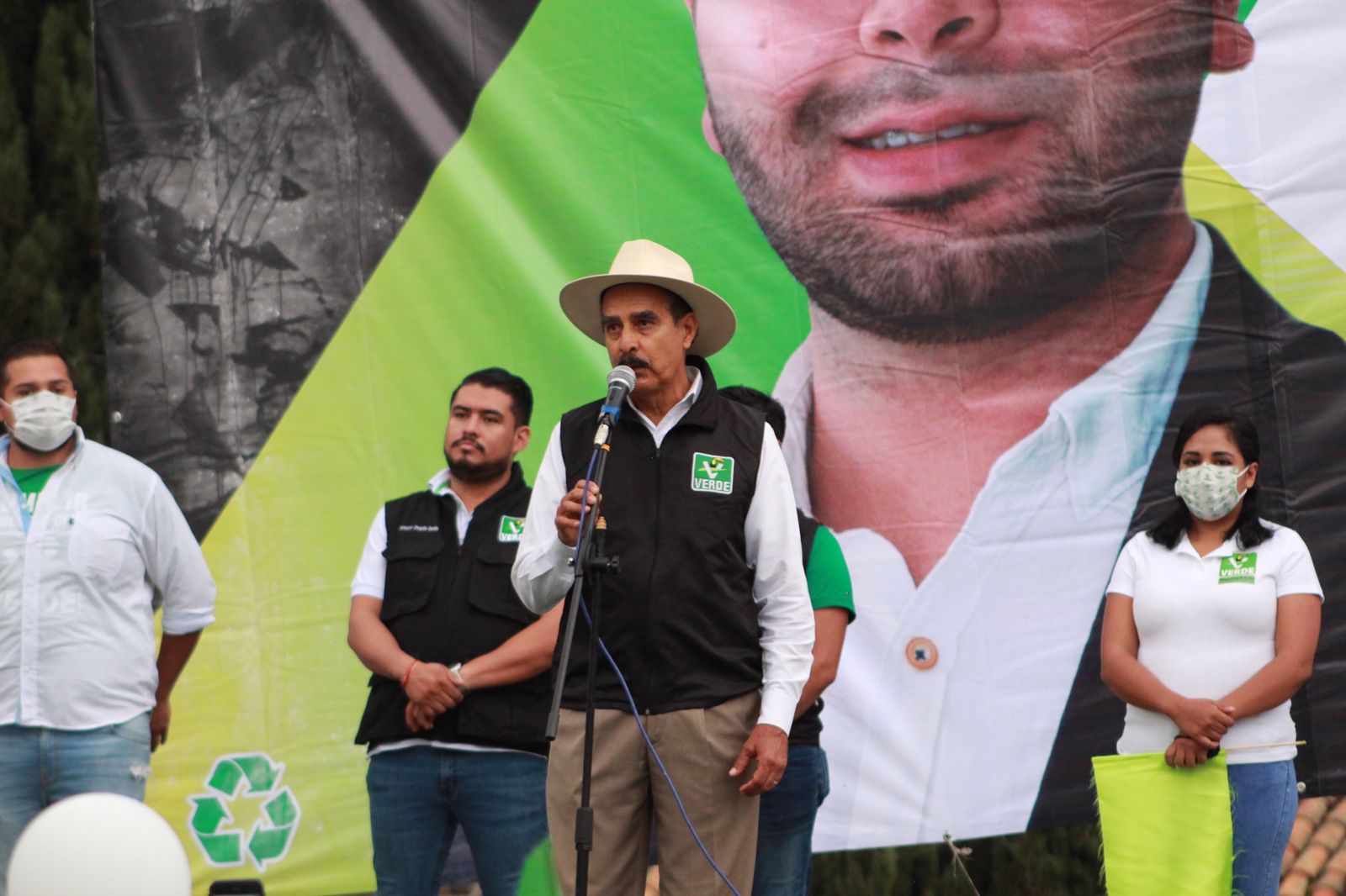 En Zinapecuaro… Sergio Solís Suárez presente en Cierre de Campaña de César Daniel Flores