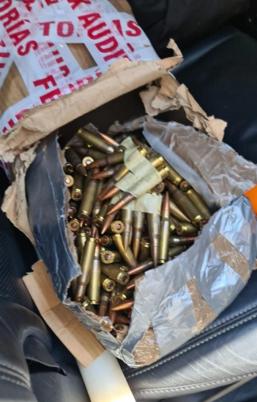 GN en un operativo aseguró 291 casquillos de arma de fuego de grueso calibre