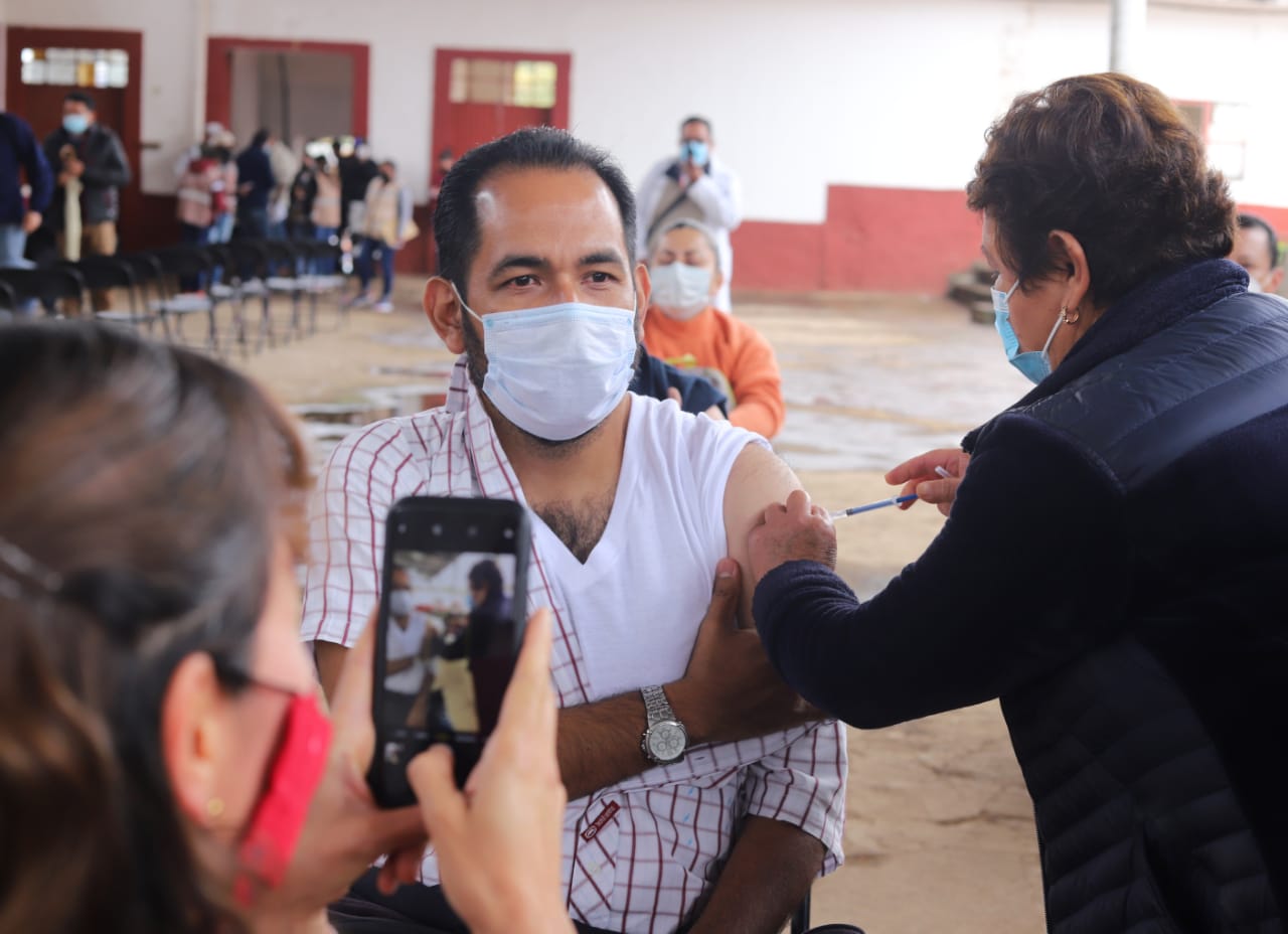 Aplicadas, más de 36 mil vacunas anti COVID-19, en dos días en Morelia