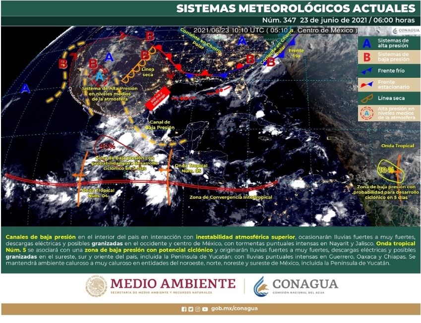 Continuarán lluvias en Michoacán, pide PC tomar precaución