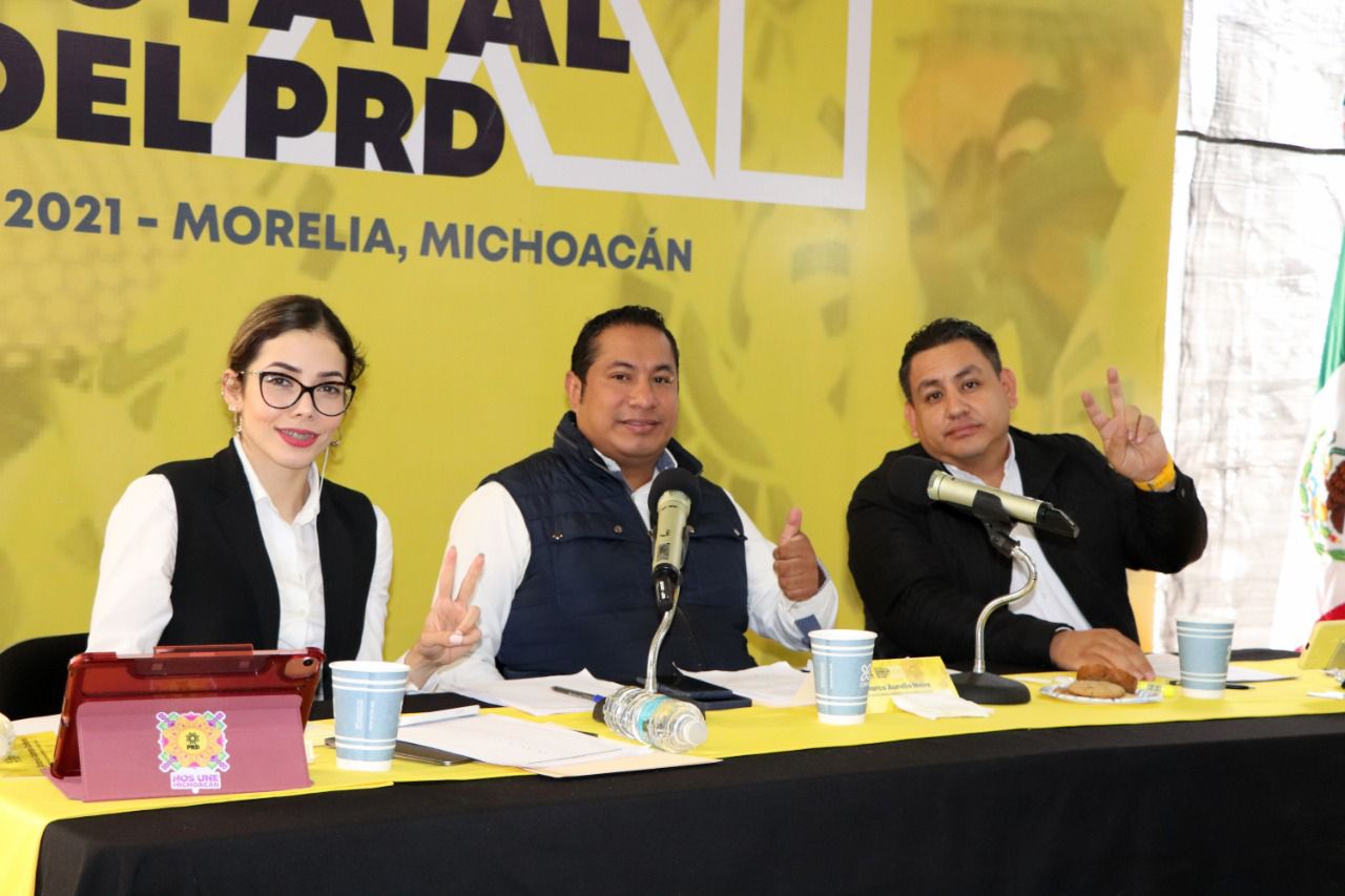 Consejo Estatal del PRD respalda cruzada emprendida por el Gobernador Silvano Aureoles Conejo