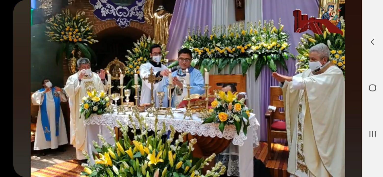 Sacerdote Oscar Domínguez preside su primera misa