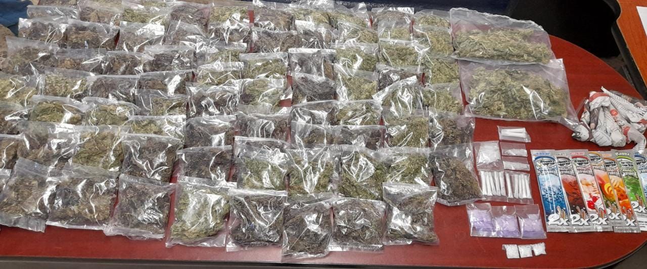 Asegura SSP a uno en posesión 1.8 kilos de diversas drogas en Tarímbaro.