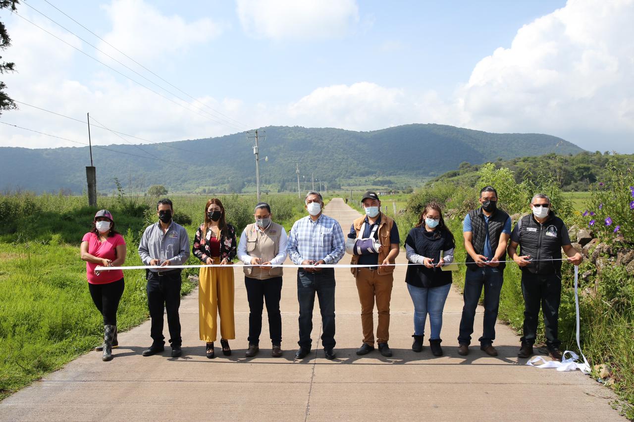 Brinda modernización carretera más seguridad a vecinos de Villa Morelos