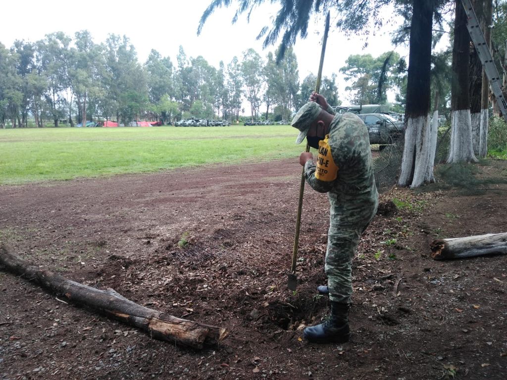 Batallón de Infantería, proporcionó apoyo de Labor Social para mejorar y restaurar la Escuela Secundaria Federal Francisco J.  Mujica y el Colegio de Bachilleres, ubicados en el municipio de Jacona