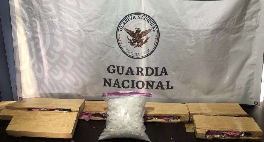 GN interceptó en una empresa de paquetería aparente droga cristal