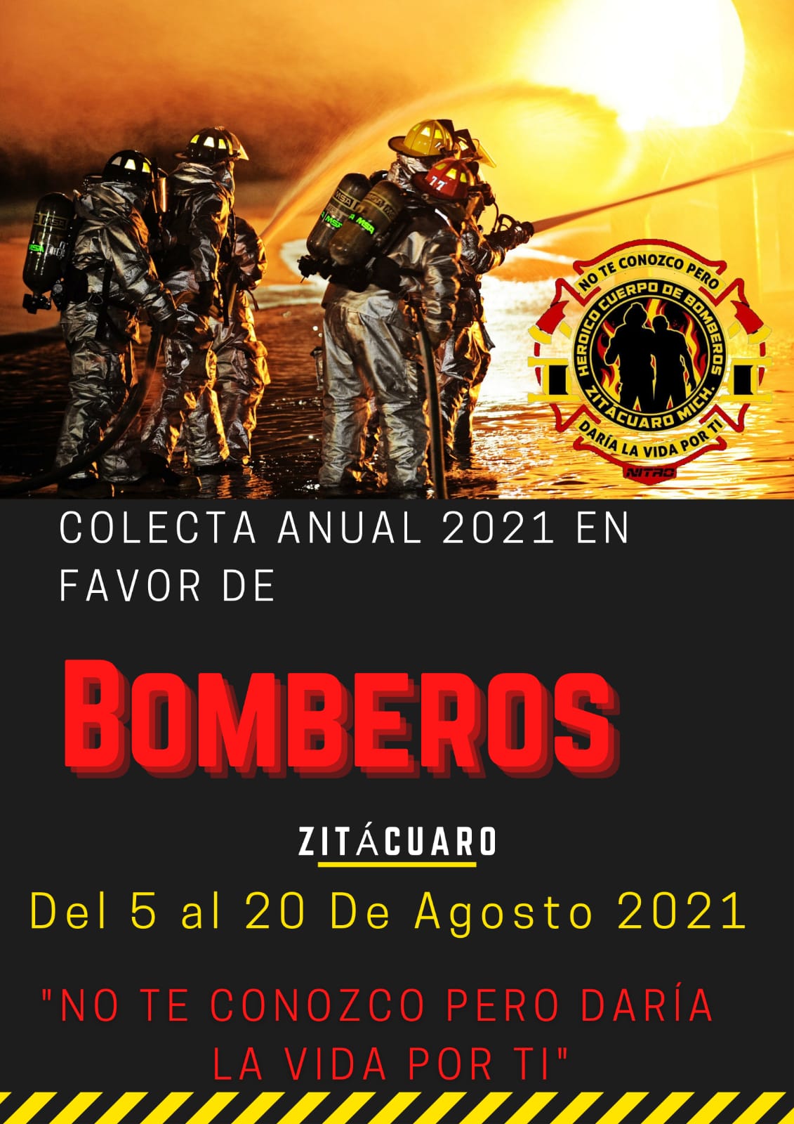 Inicia la colecta anual en beneficio de BOMBEROS ZITÁCUARO