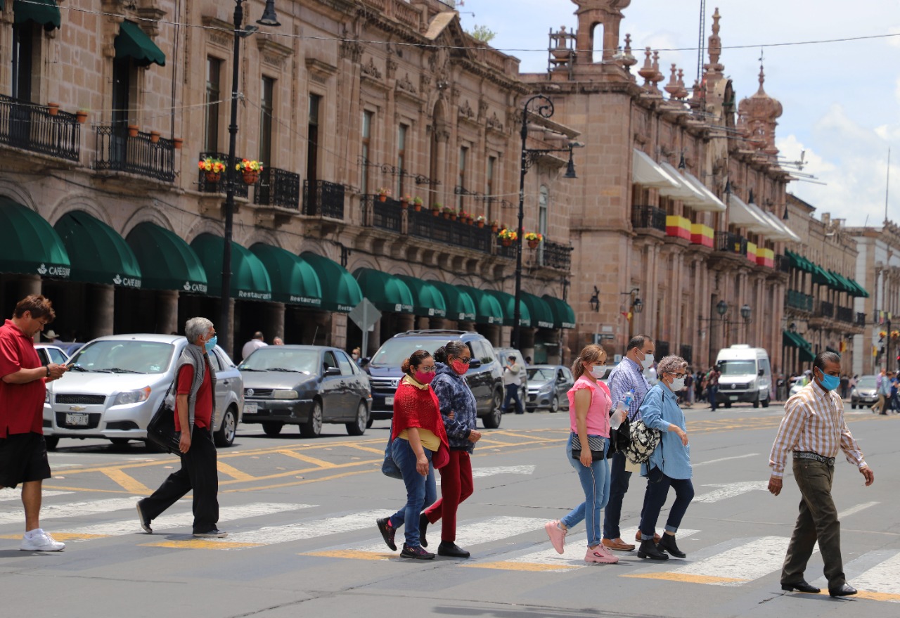 Continúan medidas anti COVID-19 en Morelia
