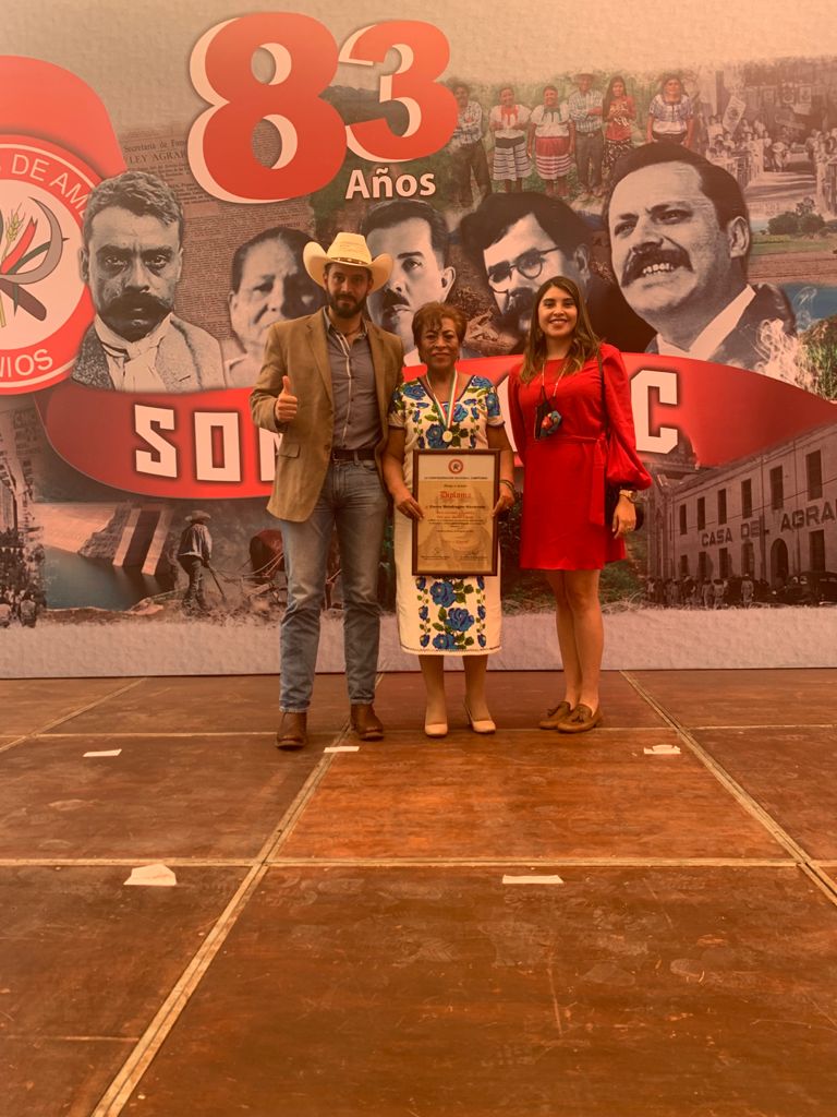 Entrega CNC Medalla Generalísimo Morelos a Emma Mondragón