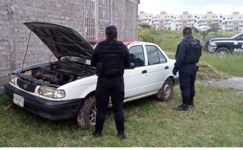 Recupera SSP vehículo con reporte de robo, en Morelia