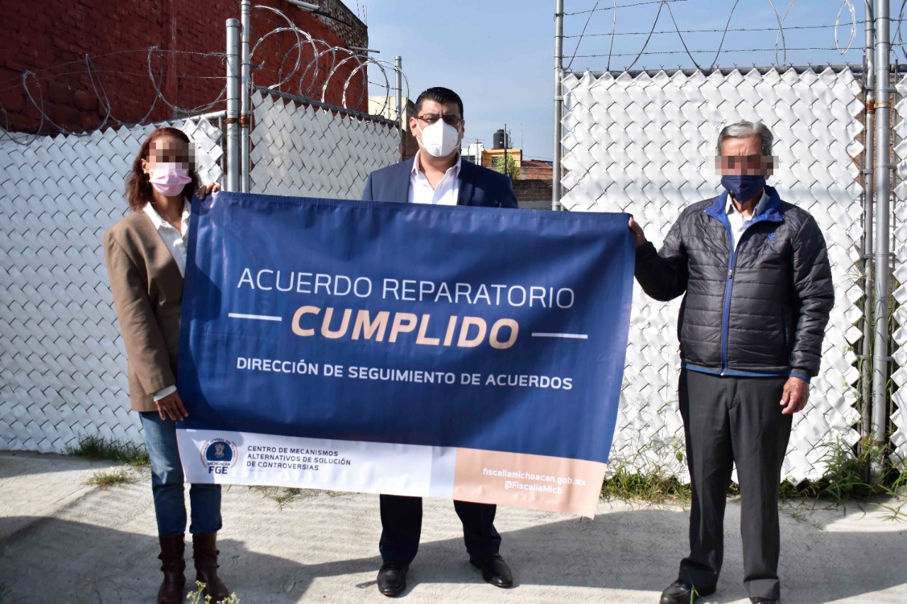 Restituye FGE inmueble a mujer víctima del delito de despojo.