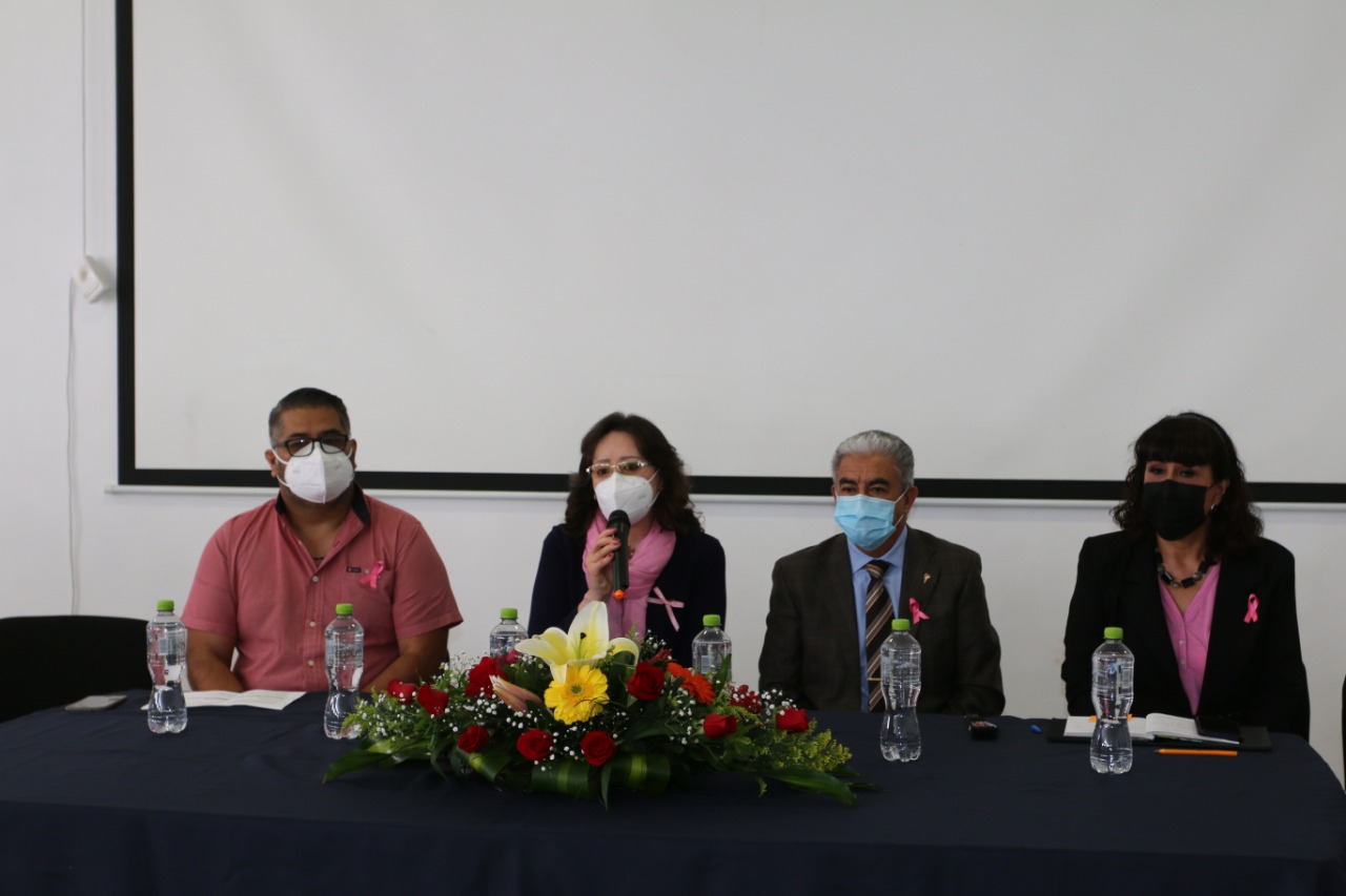 José Luis Téllez en coordinación con la Jurisdicción Sanitaria No. 3, el Centro de Salud  y el Hospital Regional de Ciudad Hidalgo dieron a conocer las actividades con motivo del mes rosa